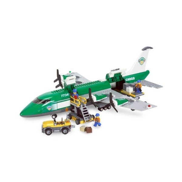 LEGO - 7734 - City - Jeux de Construction - Lavion Cargo