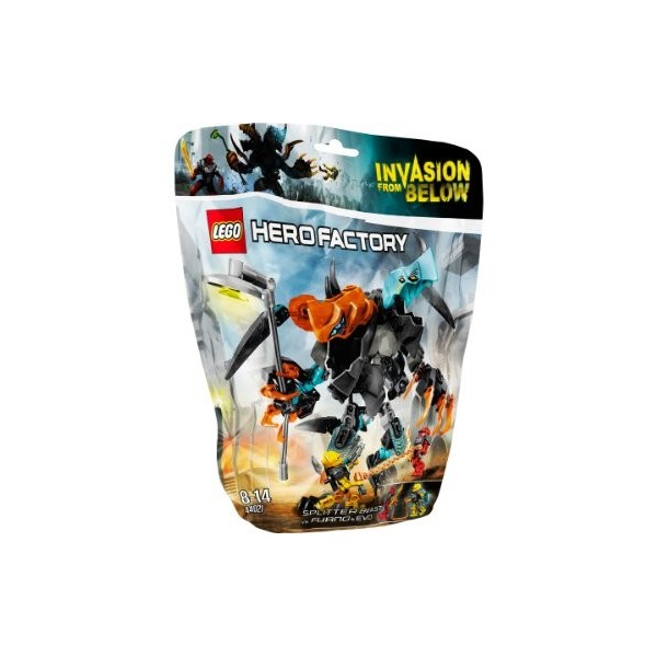 Lego Hero Factory - 44021 - Jeu De Construction - Splitter Beast Vs Furno Et Evo
