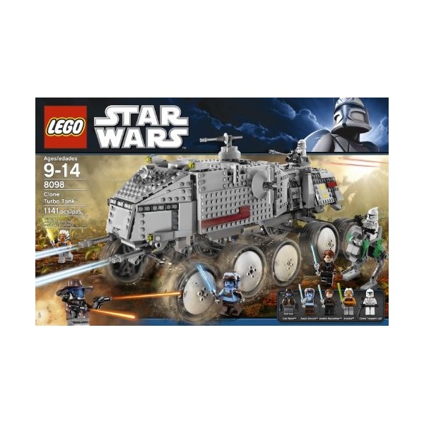 LEGO Star Wars Clone Turbo Tank Jeu de Construction – Jeux de Construction Multicolore, 9 année s , Film, 14 année s 