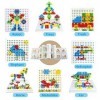 LEADSTAR Jeu Mosaique Enfant, 237 Pcs 3D Jeu de Construction, Perceuse Electrique Magique, Educatif Cadeau Montessori 3 Ans