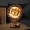 ROKR Maquette Bois Puzzle Bois 3D Globe Lumineux Adulte Construction Adulte, 180 Pièces, Luminous Globe