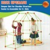 130 Pcs Kit de Construction de Fort pour Enfants-Jouet Fort créatif pour garçon et Fille de 5,6,7,8 Ans-Jouets de Constructio