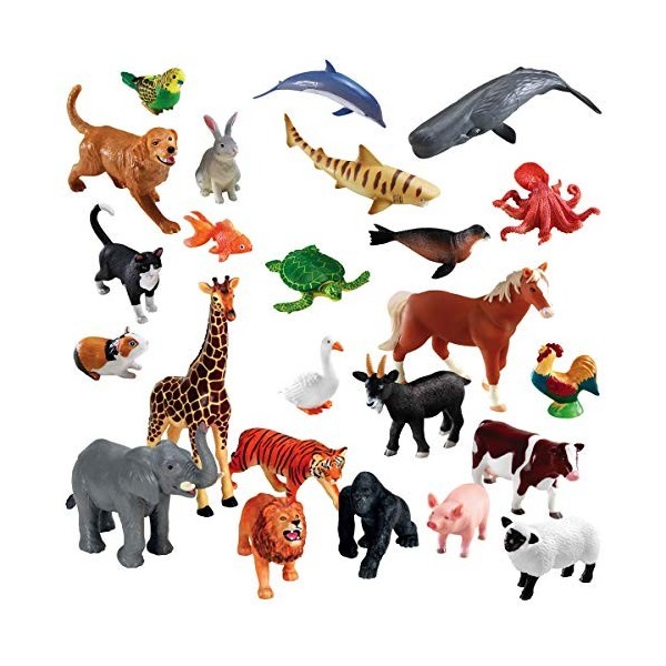 Learning Resources Jumbo Animals - Set of 24