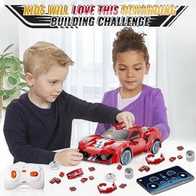 Jouets de Construction de Voitures Télécommandées, Voitures Technic 2.4GHz Télécommandées et Contrôlées par APP, Kit de Blocs