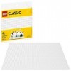 LEGO 11010 Classic La Plaque de Base Blanche, 32x32, Jeu de Construction, Collection, Paysage Neige, Hiver, Construire et Exp