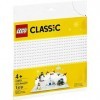 LEGO 11010 Classic La Plaque de Base Blanche, 32x32, Jeu de Construction, Collection, Paysage Neige, Hiver, Construire et Exp