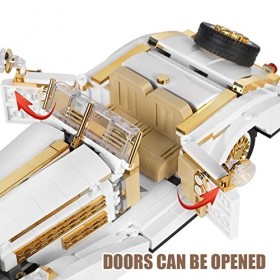 Mould King 10003 Classiques Voitures Jeu de Construction, Sportcar avec Moteur de Blocs de Construction 868 Pièces 