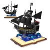 QLT QIAOLETONG Ideas Set 13019 Livre magique Bateau pirate Black Hawk Blocs de construction Ideas Jouet de construction pour 