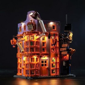 Kit déclairage LED pour Lego Weasleys Wizard Wheezes, kit déclairage pour Lego 76422 Diagon Alley : Weasleys Wizard Wheez