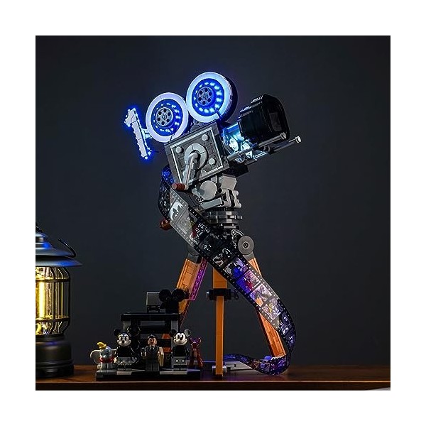 Kit déclairage LED pour appareil photo Lego Disney Walt Disney Tribute, kit déclairage LED pour Lego 43230 Disney Walt Disn