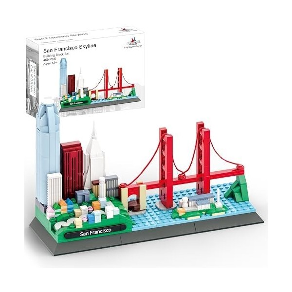 Apostrophe Games San Fransisco Skyline Jeu de blocs de construction 459 pièces