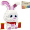 ZMBlock Micro Mini Building Blocks Animal Toys Sets Rabbit Building Toy Bricks Kit for Adults 1783 Pieces Gift for Boys & Gir