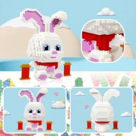 ZMBlock Micro Mini Building Blocks Animal Toys Sets Rabbit Building Toy Bricks Kit for Adults 1783 Pieces Gift for Boys & Gir