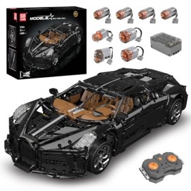 Mould King 13163 Technique Supercar, 4688 pièces Technique Voiture de sport Modèle motorisé, Technique télécommandée Voiture 