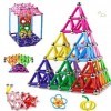 morkka 182 Pièces Blocs de Construction Magnétique 3D Jouet de Puzzle Jeux de Construction avec Bâtons Magnétique Colorés Cad