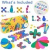 Clixo Rainbow Jeu de Construction Magnétique pour Enfants à partir de 4 Ans - Jouet Educatif et Creatif pour Filles et garçon