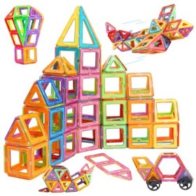 kejector Blocs magnétiques, Lot de 158 Blocs de Construction