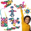 Clixo Rainbow Jeu de Construction Magnétique pour Enfants à partir de 4 Ans - Jouet Educatif et Creatif pour Filles et garçon
