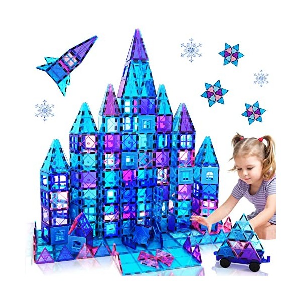TRABONNLY Jouet Enfant 3 4 5 6 7 8 9 Ans Construction Magn tiques J 
