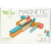Tegu : Classics - Sunset | Jeu de construction magnétique en bois | À partir de 3 ans