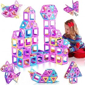 36PCS Construction Magnetique Enfant 3 4 5 6 Ans Garcon Fille Blocs Construction Magnétiques Jouet jeux Pour Enfants Jeux de 