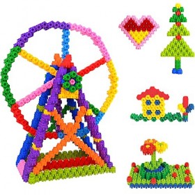 SIENIANLINE Ensemble dapprentissage à emboîtement, Ensemble de Jouets de Construction STEM - 3 Ans et Plus Jouets STEM 300 p