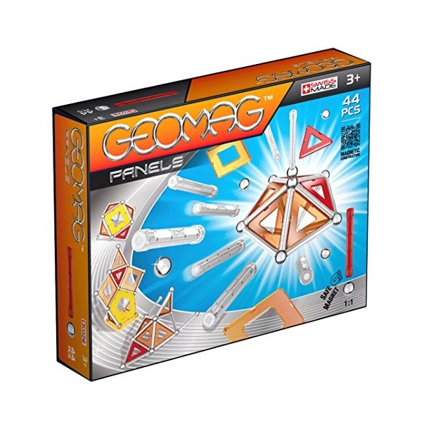 Geomag Classic 451 Panels, Constructions Magnétiques et Jeux Educatifs, 44 Pièces