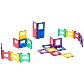 Playmags 3D Blocs magnétiques pour Les Enfants - en Savoir Formes, Couleurs, et Alphabet STEM Jouets magnétiques Développer L