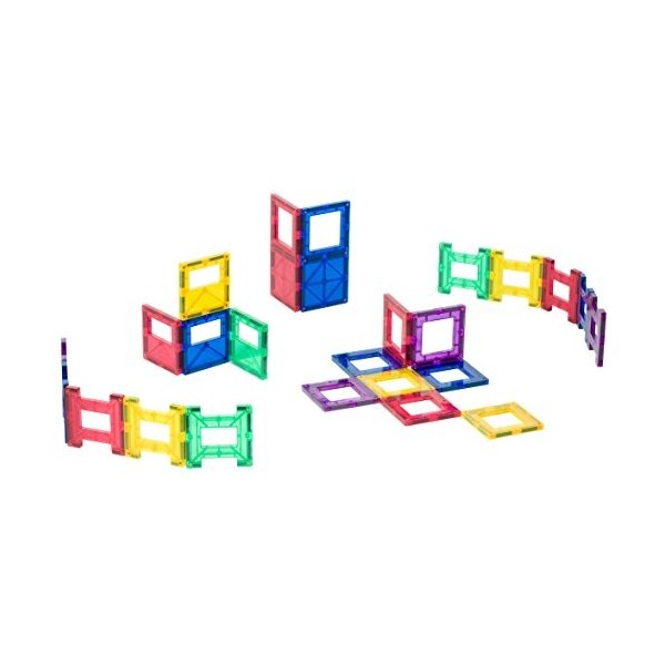 Playmags 3D Blocs magnétiques pour Les Enfants - en Savoir Formes, Couleurs, et Alphabet STEM Jouets magnétiques Développer L