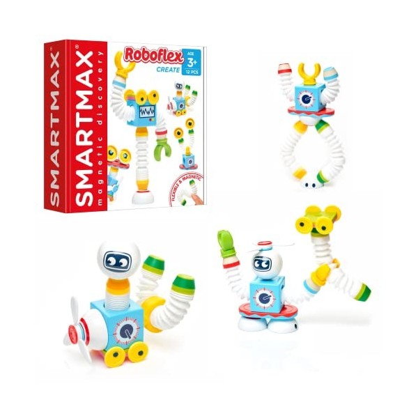 SmartMax Roboflex Kit de construction magnétique découverte à partir de 3 ans