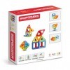 Magformers 26-Piece STEM Magnetic Tiles Toy, Used in Schools for Maths and Geometry, Rainbow-Coloured Squares and Triangles w