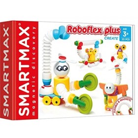 SmartMax - RoboFlex Plus - Créez encore plus de robots fexibles avec de nouvelles pièces - Jouet de Construction Magnétique -