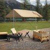 Fussbudget Ensemble de Modèles de Camping, Stimulation 1:12, Petite Tente, Auvent, Figurines, Table, Chaise, Grill, Chariot, 