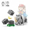 LEGO 71420 Super Mario Ensemble dExtension Rambi Le Rhinocéros, Jouet avec Figurine Animale à Construire, Idée Petit Cadeau 