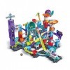 VTech - Marble Rush, Circuit à Billes Électronique Space Magnetic Mission Set XL300E, Jeu de Construction Magnétique, 120 Piè