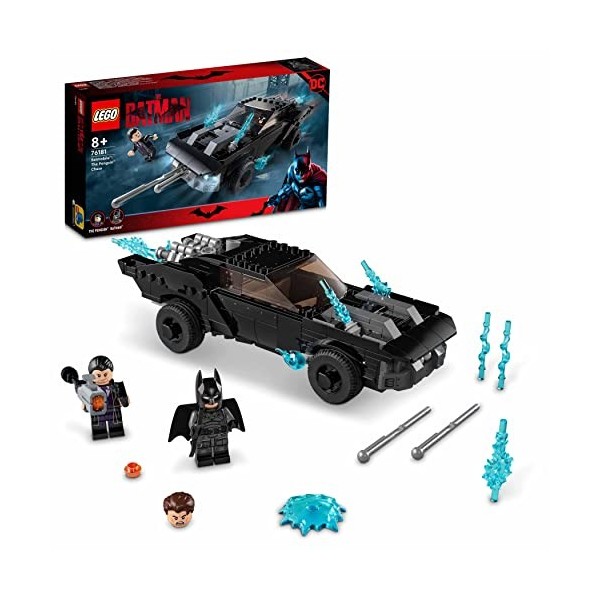 LEGO 76181 DC Batman Batmobile : à La Poursuite du Pingouin, Voiture Jouet, Idée Cadeau pour Enfants dès 8 Ans