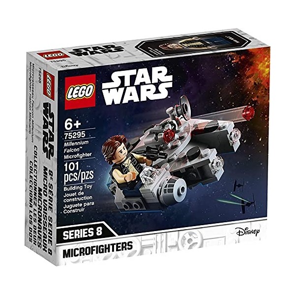 LEGO Star Wars Millennium Falcon Microfighter 75295 Building Kit. Awesome Construction Toy for Kids, New 2021 101 Pieces 
