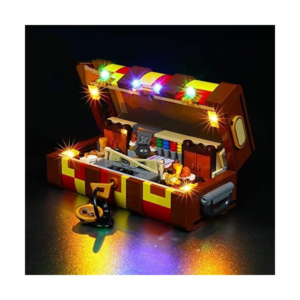 ASTEM LED Kits pour Lego Hogwarts Magic Cabin Case, LED Only for Lego 76399 Light Only, no Lego Set .