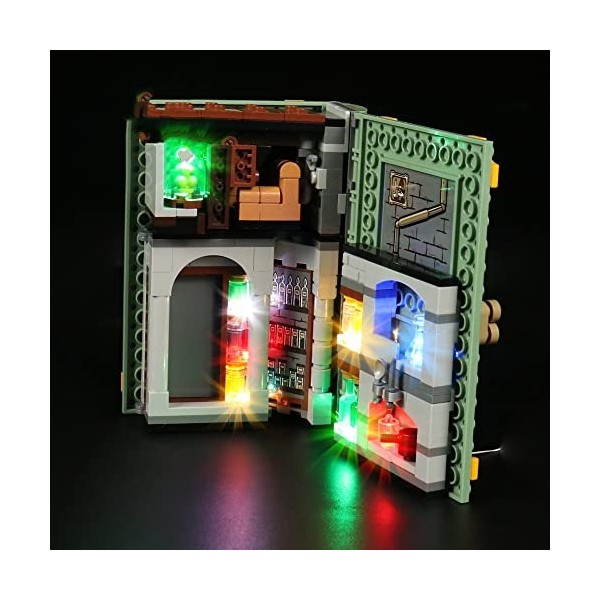 ASTEM LED Kits for Lego Hogwarts Moment : Potions Class, LED Only for Lego 76383 Light Only, Does Not Include Lego Set .
