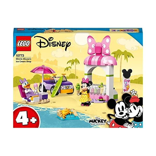 LEGO 10773 Disney Le Magasin de Glaces de Minnie Mouse Jouet Enfants 4+ Ans avec Figurine Daisy