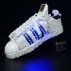 Jeu de LumièRe pour Lego Adidas Originals Superstar,Kit de LumièRe a LED pour Lego 10282 Adidas Ensemble Chaussure,IdéE de Ca