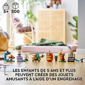 LEGO 11019 Classic Briques Et Fonctionnalités, 7 Mini-Modèles à Engrenage, avec Ballerine Dansante et Hélicoptère à Rotors To