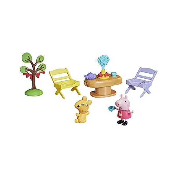 Peppa Pig Peppas Adventures Tea Time with Peppa Accessory Set Preschool Toy, Figure and 5 Accessories, for Ages 3 and up