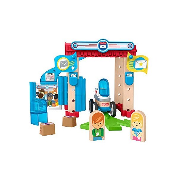 Fisher-price Wonder Makers Coffret de Construction Le Centre de Livraison Spécial, Jouet pour Enfant Dès 3 Ans, Gfj14