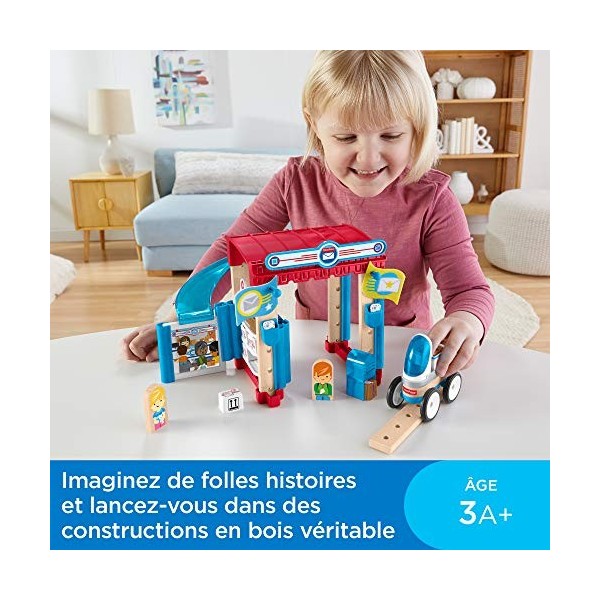 Fisher-price Wonder Makers Coffret de Construction Le Centre de Livraison Spécial, Jouet pour Enfant Dès 3 Ans, Gfj14