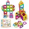 Blocs de construction magnétiques pour enfants Blocs magnétiques de couleurs, Carrelage magnétique comme jouets éducatifs et 