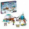 LEGO 41760 Friends Les Vacances en Igloo, Jeux avec Tente de Camping, 2 Chiens de Traîneau, Mini-Poupées et Accessoires, Joue