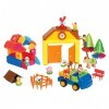 Bristle Blocks- Blocs de Construction emboîtables Animals 67PCS Farm Set, 62243260405