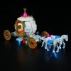 ASTEM Kit de LEDs pour Le carrosse Royal de Lego Cendrillon, LEDs Seulement pour Lego 43192 lumière Seulement, Pas de Set Le