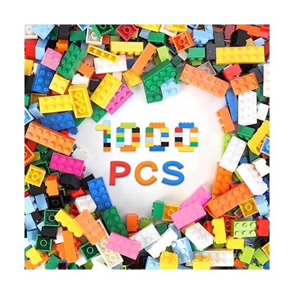 Czemo Briques de Construction Compatibles avec Lego 1000 Pièces Bui